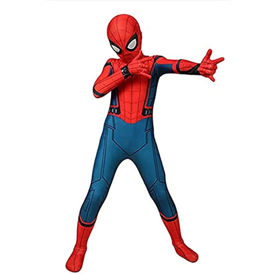 Spider-Man Cosplay Costume for Kids & Adults – Full Bodysuit with Mask