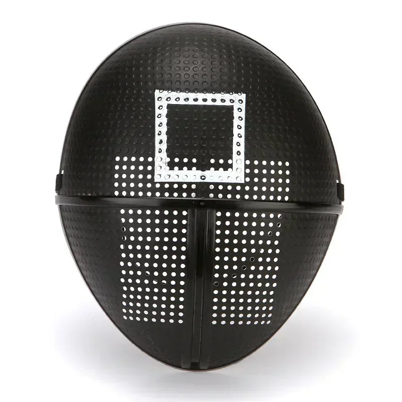 Squid Game Guard Costume – Jumpsuit & Mask Set for Halloween and Cosplay