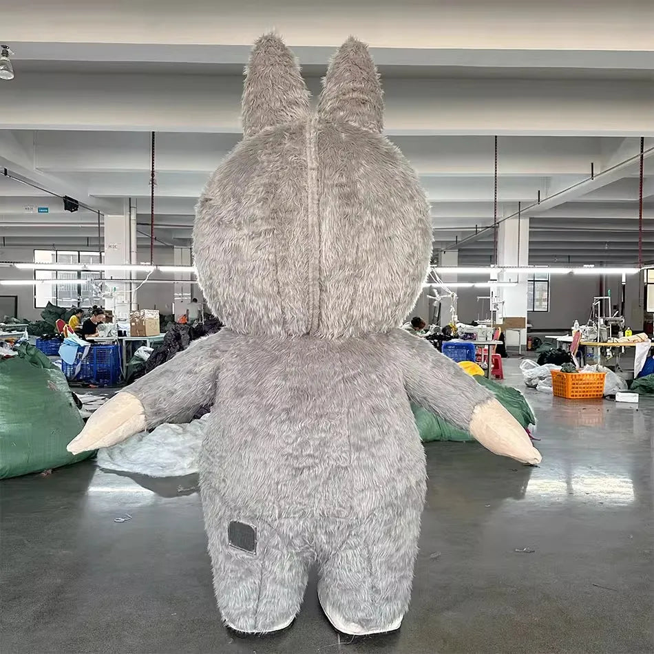 Inflatable Elf Mascot Costume Anime Cartoon Rabbit Monster Cosplay Suits Adult Carnival Event Performance Birthday Party Outfits
