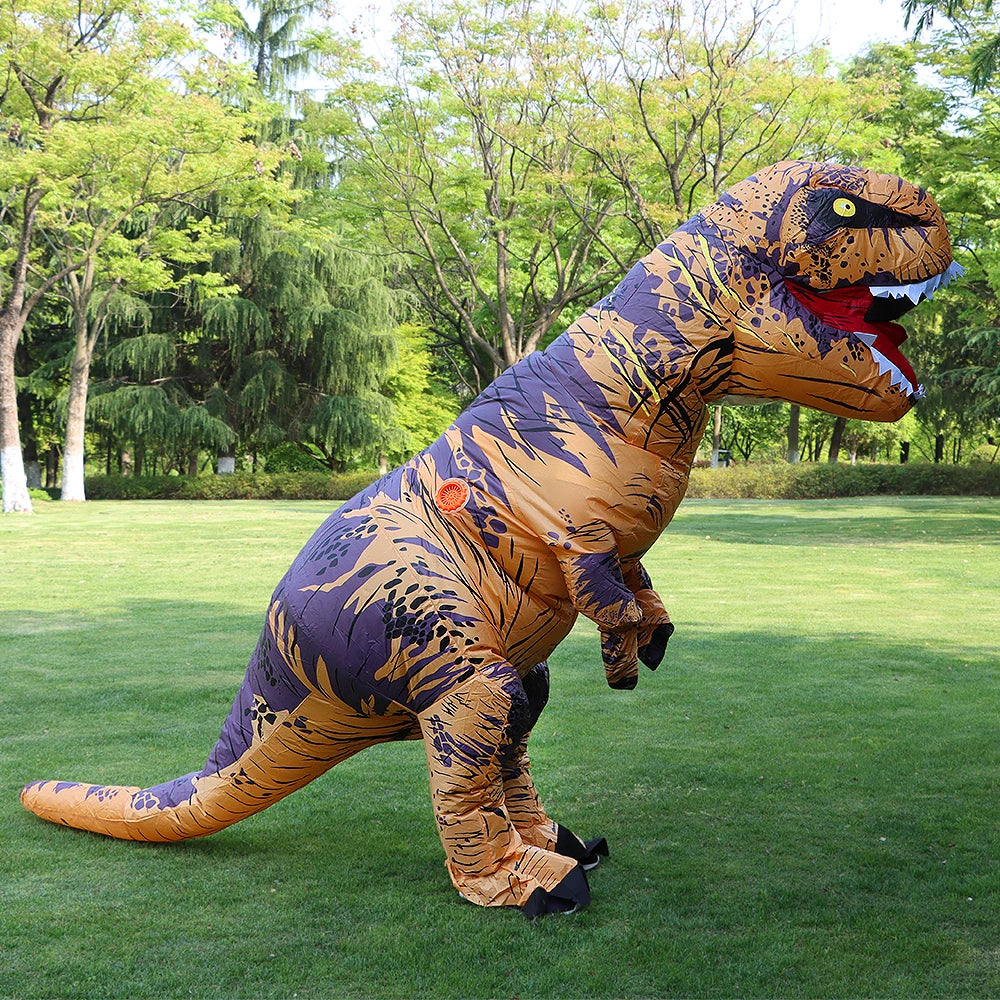 Inflatable T-Rex Dinosaur Costume – Adult & Kids (Fan Powered)