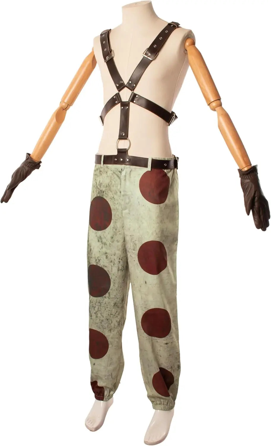 Fulujiacos Sweet Tooth Cosplay Costume Pants Belt Accessories Movie Twisted Cosplay Metal Men Role Playing Outfits Halloween