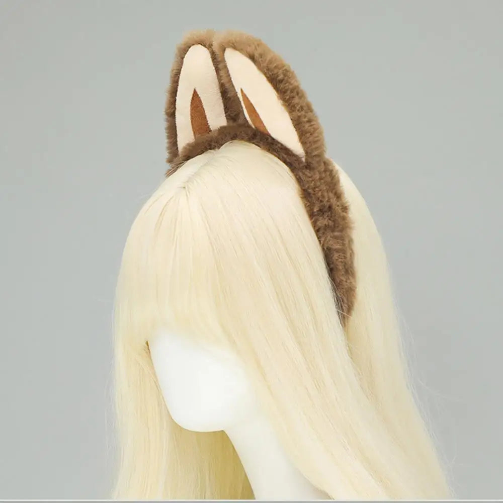Ears Furry Fluffy Hairband Cartoon Hair Hoop Cute Plush Hairbands Cosplay Performance Props Headband Hair Accessories