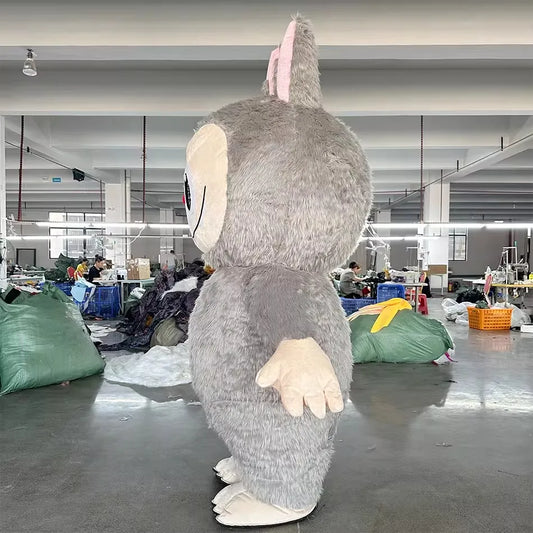 Inflatable Elf Mascot Costume Anime Cartoon Rabbit Monster Cosplay Suits Adult Carnival Event Performance Birthday Party Outfits