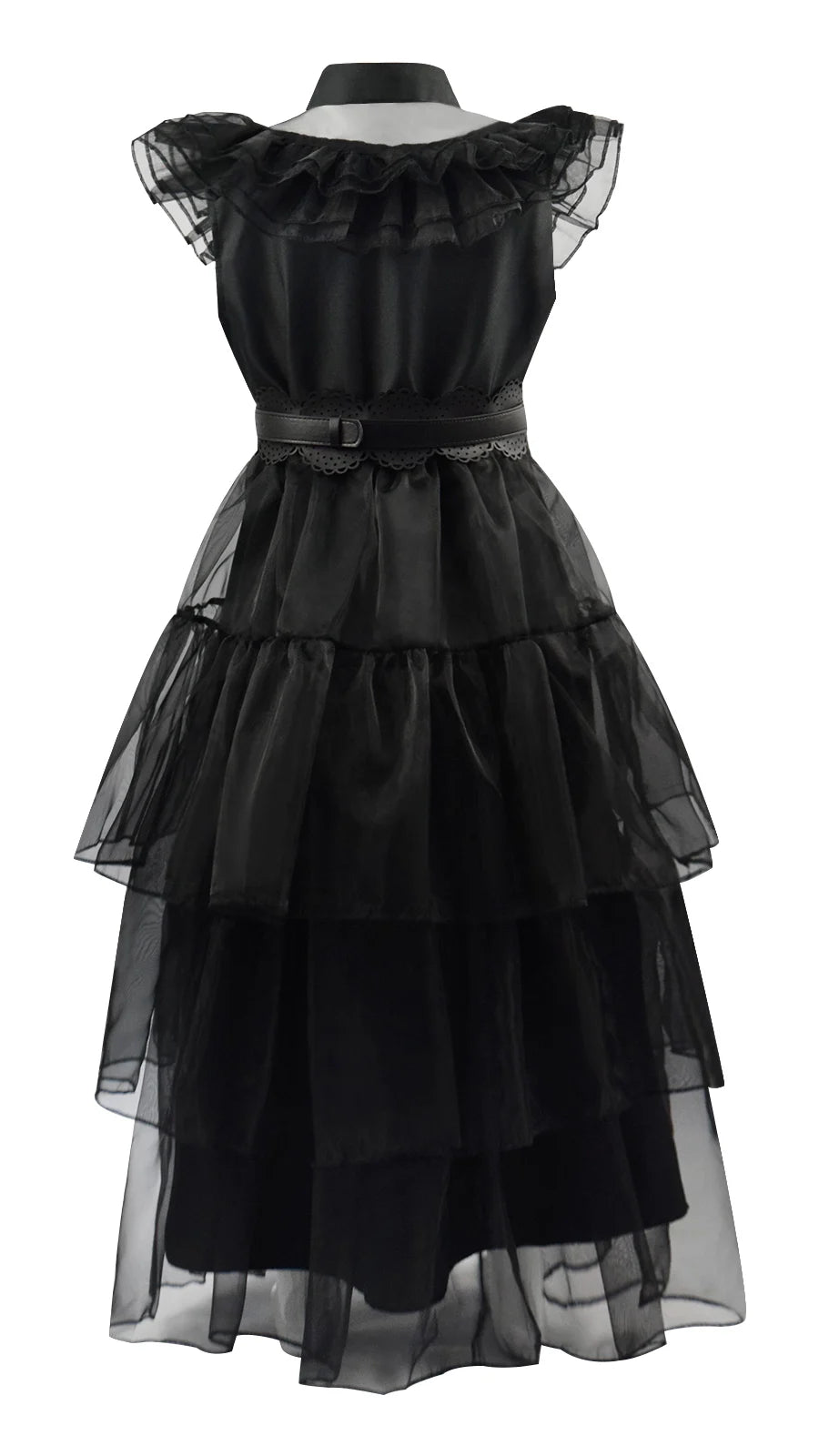 Movie Wednesday Addams Cosplay Costume Dress Outfits Halloween Carnival Suit 110-150 XS-3XL