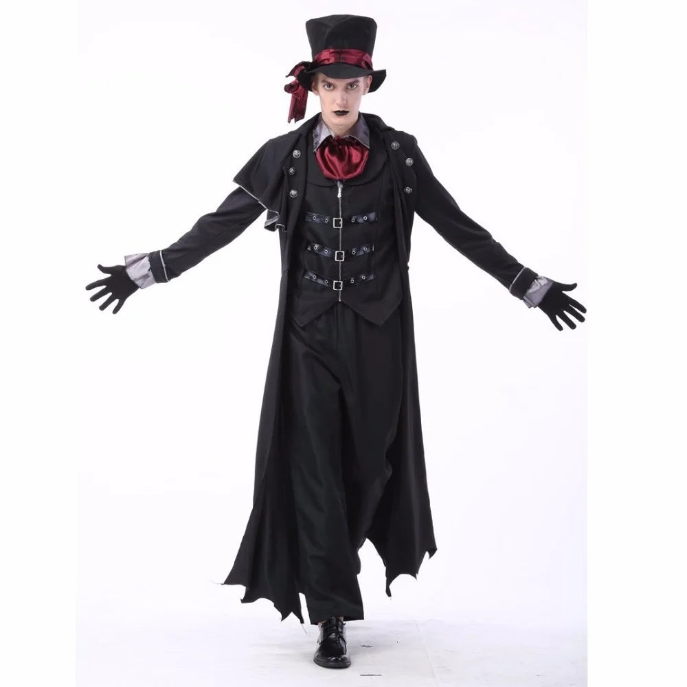 Costumes de Vampire pour adultes, robes de fête d'halloween pour Couple, Cosplay, film, fantaisie, nouvelle collection