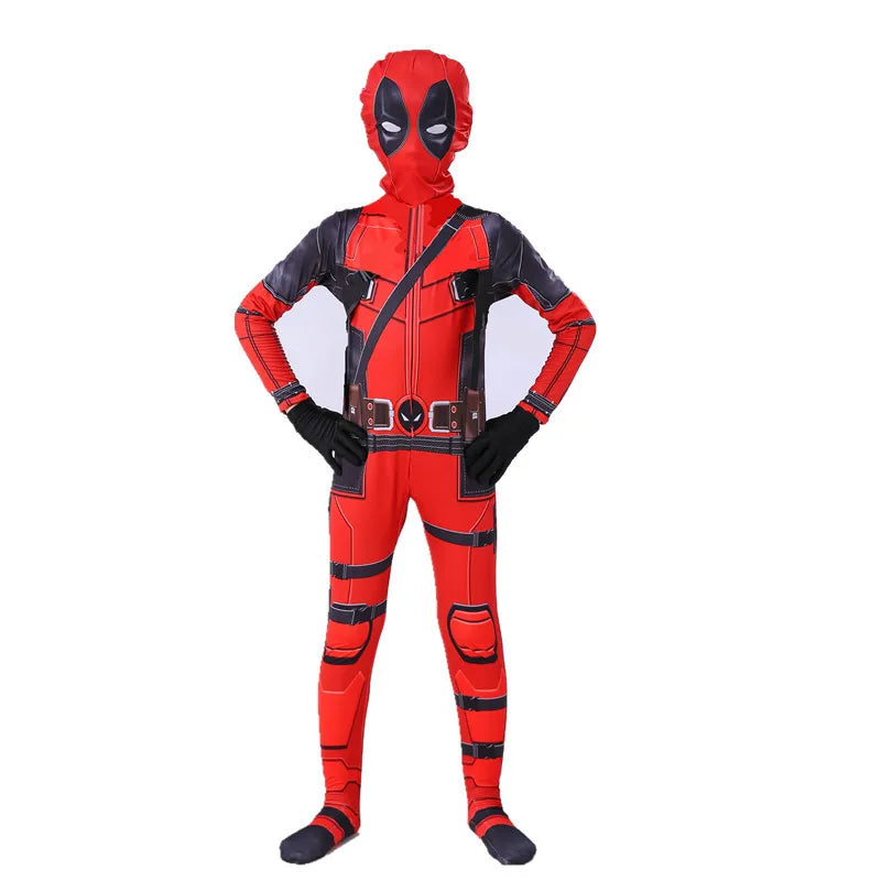 Spider-Man Cosplay Costume for Kids & Adults – Full Bodysuit with Mask