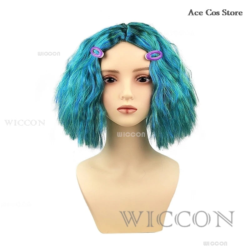Inside 2 Anime Joy Cospaly Fear Anger Disgust Sadness Envy Ennui Roleplay Costume Wig Outfit Adults Kids Party Halloween Set