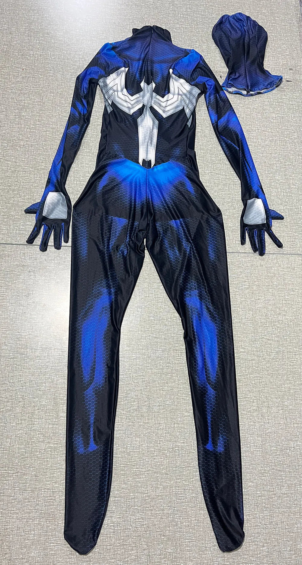 Men Spider 2 Venom Cosplay Costume Halloween Zentai Spiderman Bodysuit Adults Party Suit