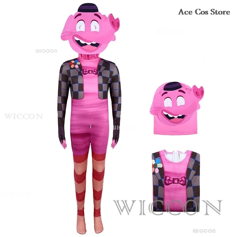Inside 2 Anime Joy Cospaly Fear Anger Disgust Sadness Envy Ennui Roleplay Costume Wig Outfit Adults Kids Party Halloween Set